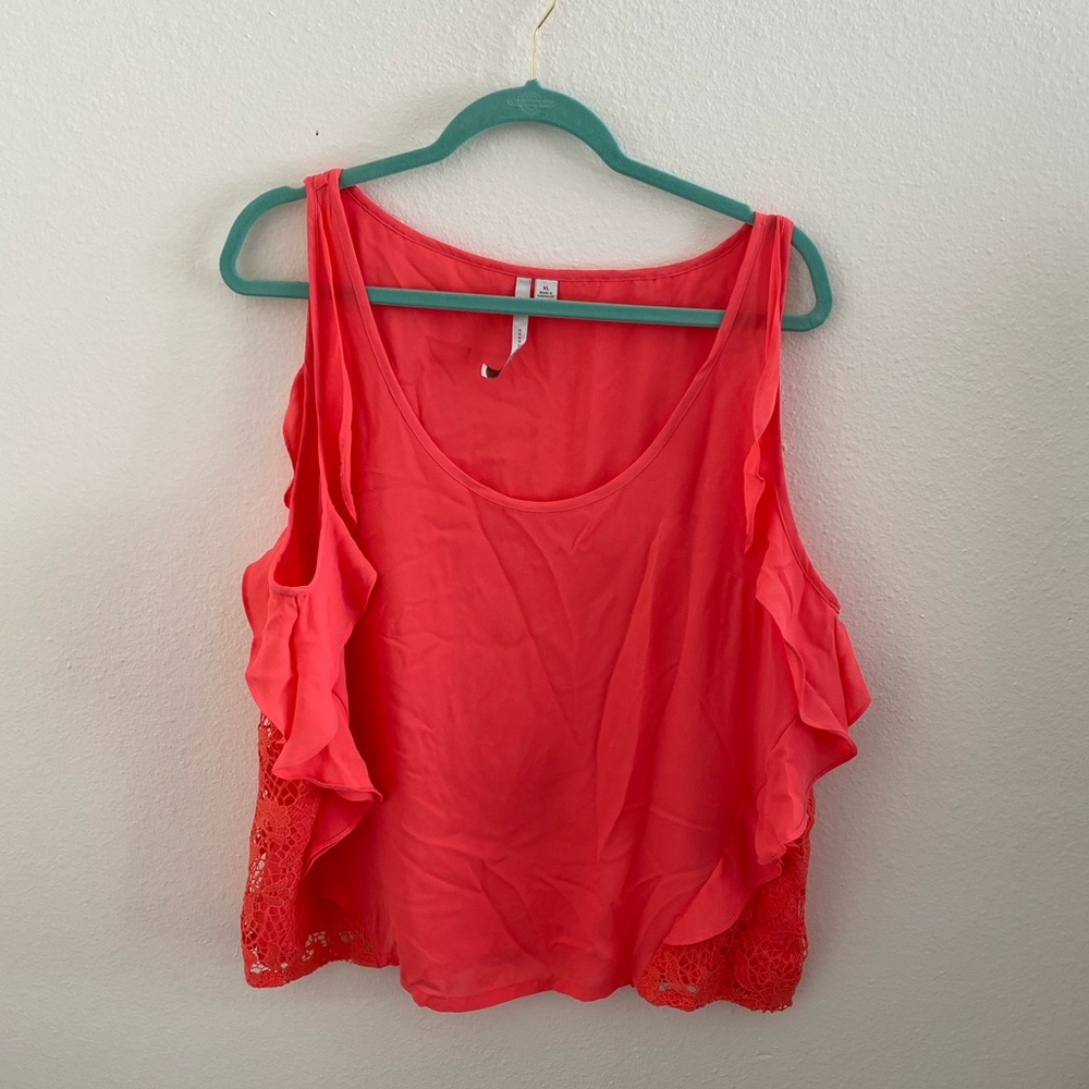 Coral Lauren Conrad Blouse XL